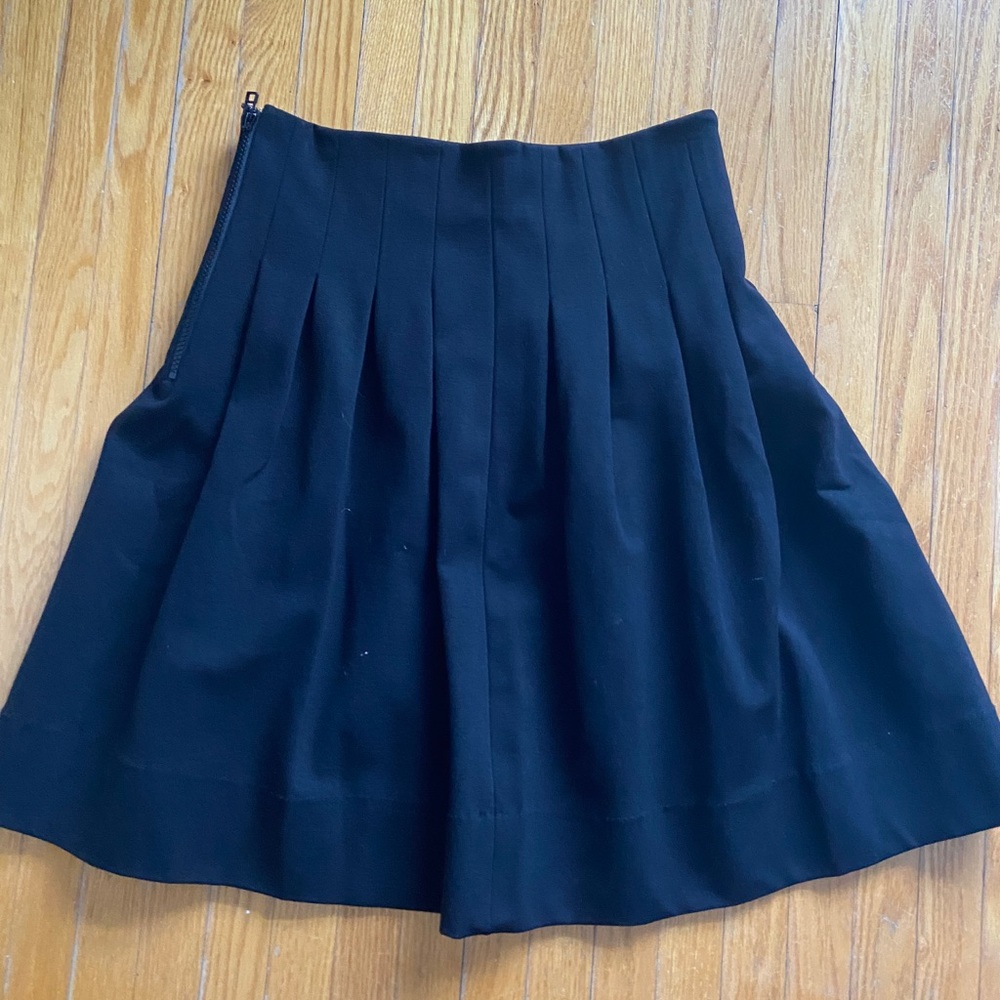 PINK TARTAN black skirt